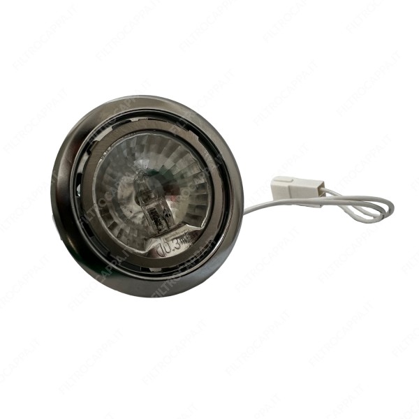 Foco Halógeno Art 146 Cromado con Cristal Transparente 12V 20W G4 F146.01V35YR