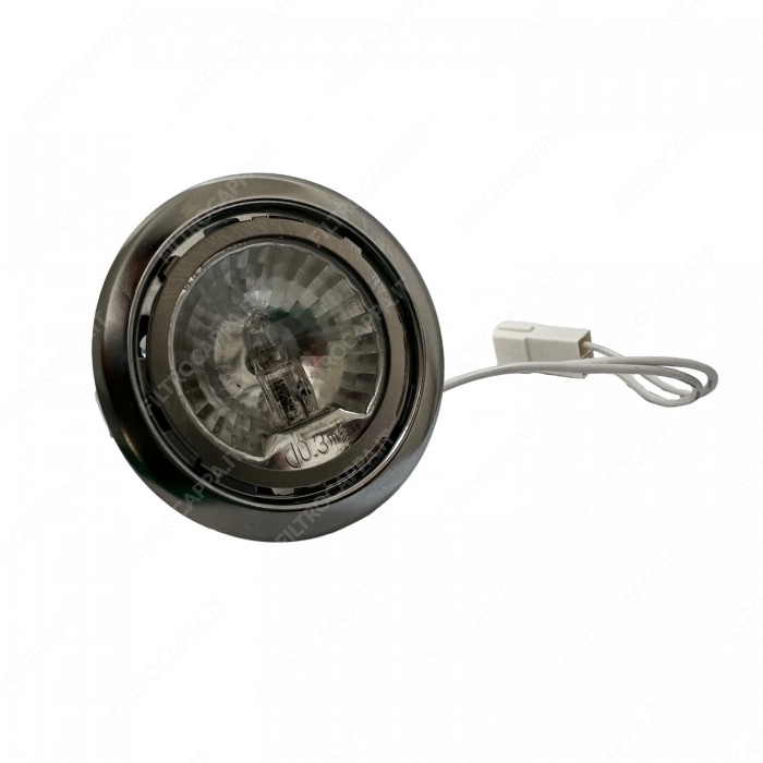 Holofote Halógeno Art 146 Cromado com Vidro Transparente 12V 20W G4 F146.01V35YR Holofote Halógeno Art 146 Cromado com Vidro Transparente 12V 20W G4 F146.01V35YR