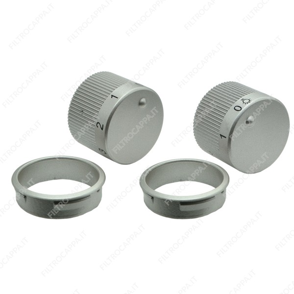 LIGHT AND SPEED CONTROL KNOBS FOR FABER COOKER HOOD DROP MUSA 133.0055.944