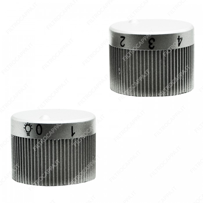Kit de perillas de control de luz y velocidad para campana extractora FABER DROP MUSA 133.0055.944