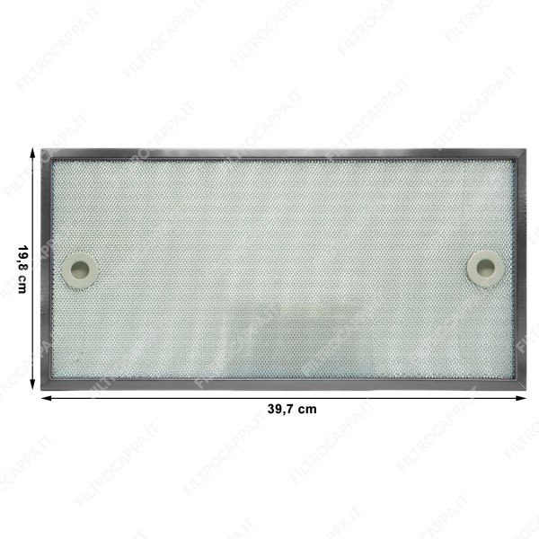 FILTRO METÁLICO PARA CAMPANA ELECTROLUX BEST 39,6 X 19,8 CM 50288092005