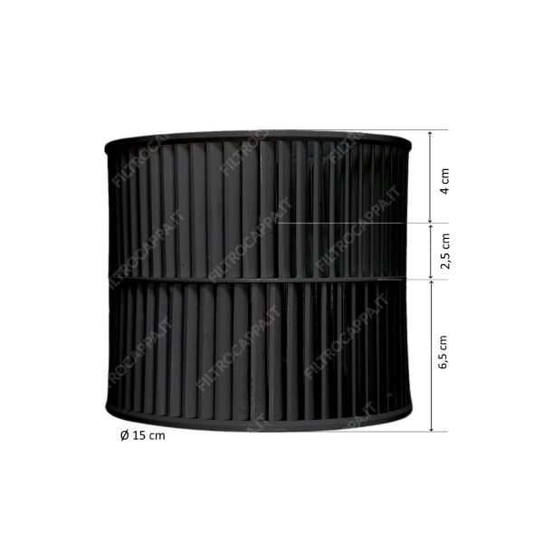 FABER FRANKE FALMEC EXAUSTOR RODA DO VENTILADOR DIÂMETRO 15 CM 133.0382.960