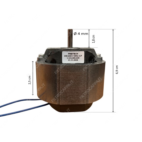 Motore FREITECH 220 volt per aspiratore Vortice 1.325.000.426