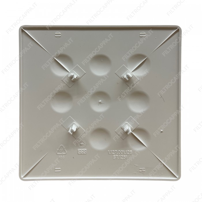 Abdeckung für Abluftventilator VORTICE MFO 100/4 15,8 x 15,8 cm 1.127.001.128