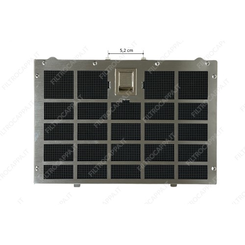 Filtro carbone 26,4 x 18,5 cm per Cappe FALMEC KACL.954 CARBON.ZEO