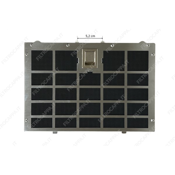Filtro carbone 26,4 x 18,5 cm per Cappe FALMEC KACL.954 CARBON.ZEO