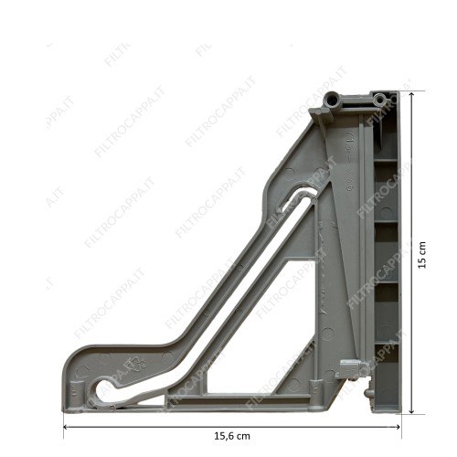 Kit cerniere guide visiera destra e sinistra per Cappa Estraibile Faber 133.0067.791 2