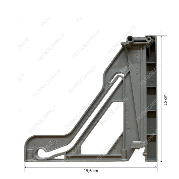Kit Dobradiça e Guia para Viseira Direita e Esquerda para Coifa FABER ESTRAIBILE 133.0067.791