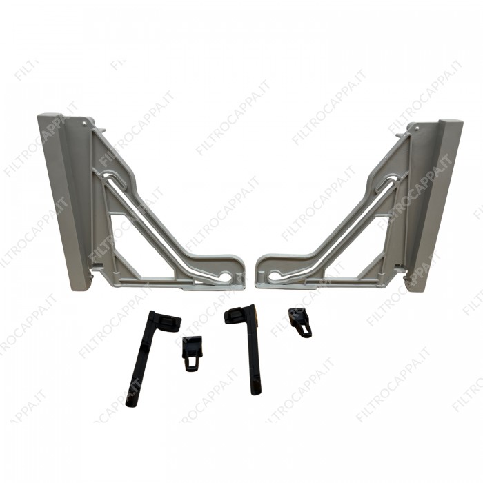 Kit charnière et guide pour visière droite et gauche pour hotte FABER ESTRAIBILE 133.0067.791