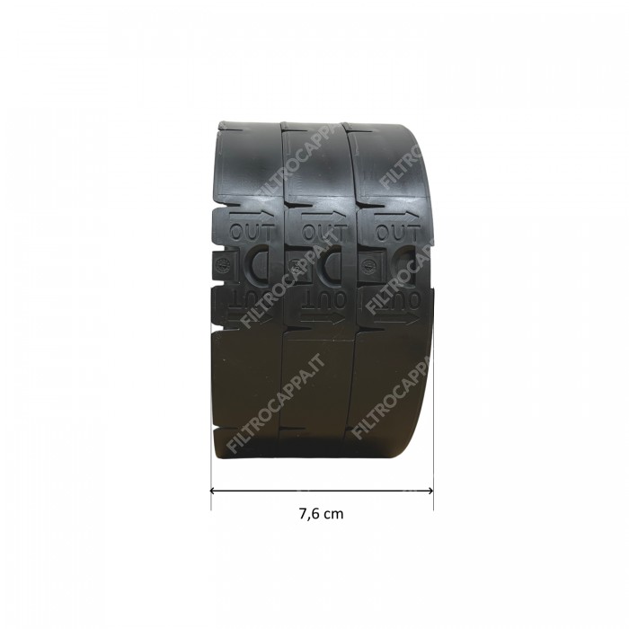 3D Non Return Valve for Cooker Hoods diameter 14.6 cm for wall ducting 112.0569.781