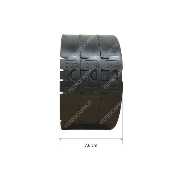 Clapet anti-retour 3D pour hottes aspirantes diamètre 12,4 cm pour passage mural – 112.0569.781 Clapet anti-retour 3D pour hottes aspirantes diamètre 12,4 cm pour passage mural – 112.0569.781