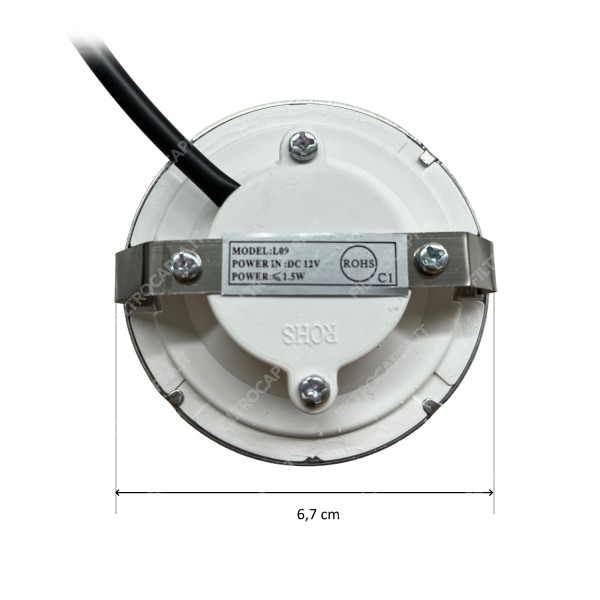 Faretto Led 1,5 W 12 V per cappa Faber Franke133.0574.575 Faretto Led 1,5 W 12 V per cappa Faber Franke133.0574.575