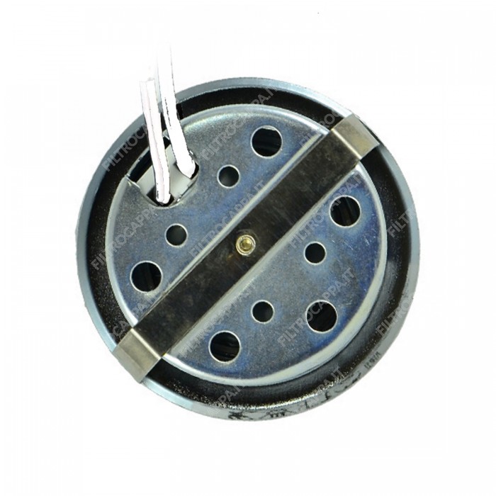 Foco halógeno cromado con cristal transparente 12V 20W AIRONE FALMEC BARRIVIERA LAV.IN GALVAMET
