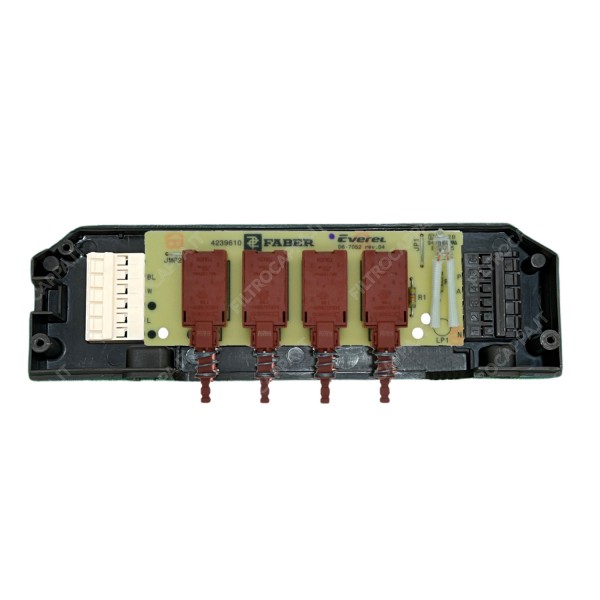 Kit de boîtier de commande à clavier pour hottes Faber Franke Smeg 4239610 133.0055.249