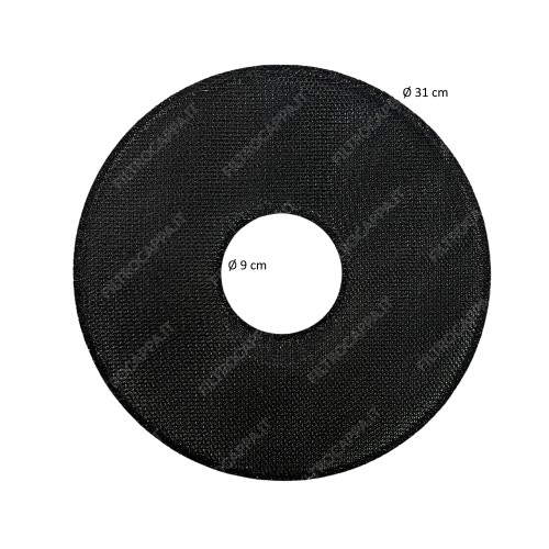 Filtre métallique en aluminium noir de 31 cm de diamètre pour hotte aspirante Elica Audrey GRI0143077A