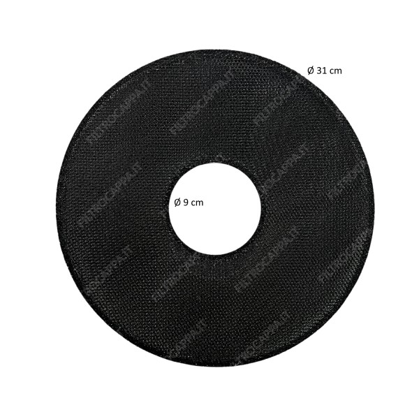 Filtro metallico alluminio nero diametro 31 cm per Cappa Elica Audrey GRI0143077A