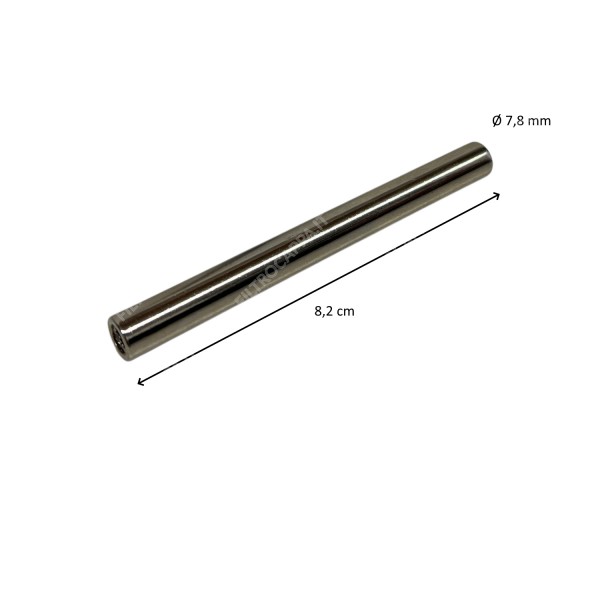 Tasto cromato 8 cm per pulsantiera meccanica Cappa MaxFire 043901650