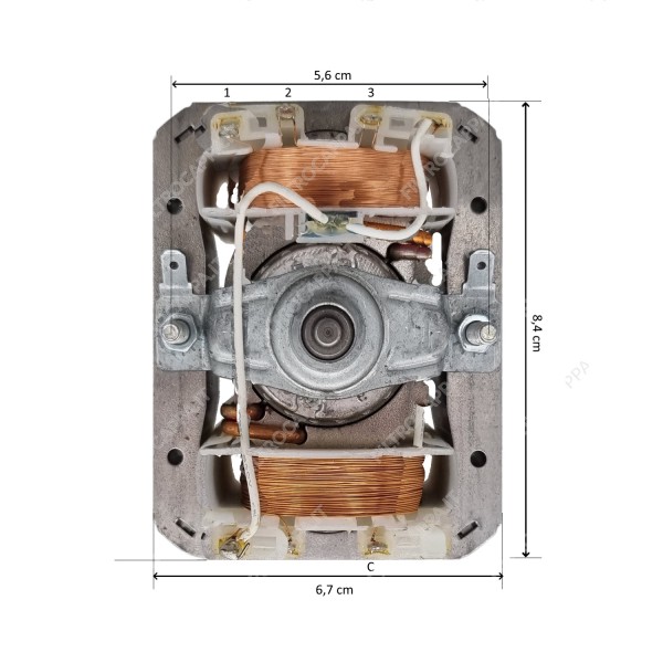 Motore cappa ELICA TIVOLI 3V con rotazione antioraria K23 K232034