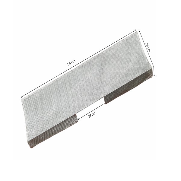 Filtro metallico alluminio 53 x 25 cm per Cappa Electrolux Elica ESTRAIBILE 1010DB1
