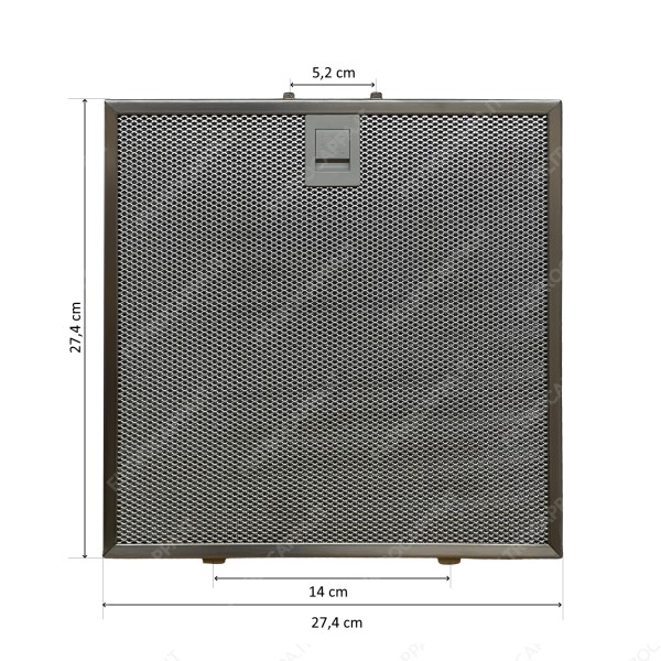 Filtro metallico alluminio 27,4 X 27,4 cm per Cappa FALMEC ELECTROLUX