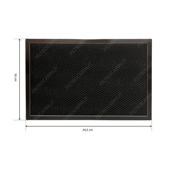 Filtro carbone ( 2 pz) attivo lavabile Lonf Life 16 x 24,5 cm Cappa Integrata ELECTROLUX