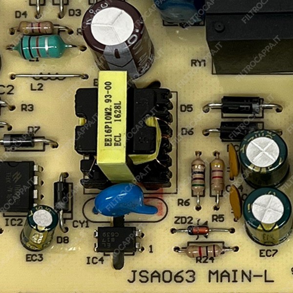 Power control board for VORTICE POLAR 12 portable air conditioner 5.247.000.679