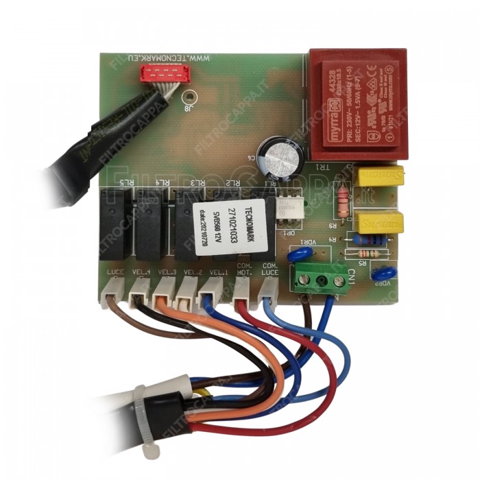 Tastiera elettronica con scheda di potenza Cappa Airone Aida Cassetta CECCAIDA0000CL1051