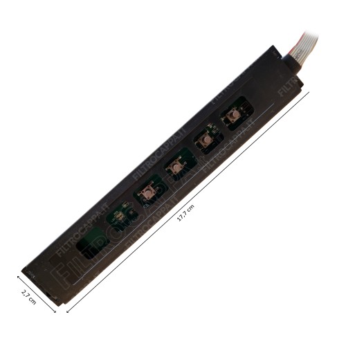 Panel de control electrónico con placa de potencia para campana extractora de casete AIRONE AIDA CECCAIDA0000CL1051