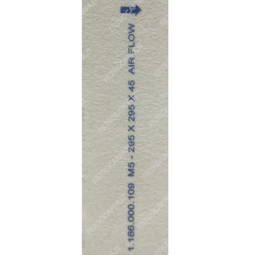 Filtre Vortice M5 295 x 295 x 45 pour VORT HR 200 BP 1.186.000.109 2