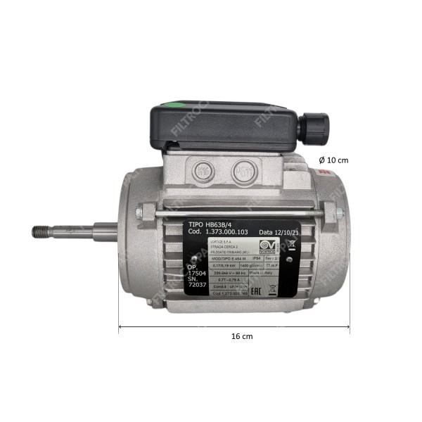 Motore per aspiratore Elicoidale E454M Vortice 1.373.000.065