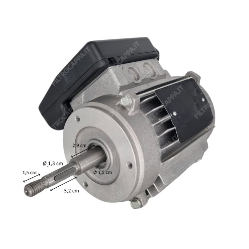 Motor helicoidal para aspirador de pó Vortice E454M 1.373.000.065 2