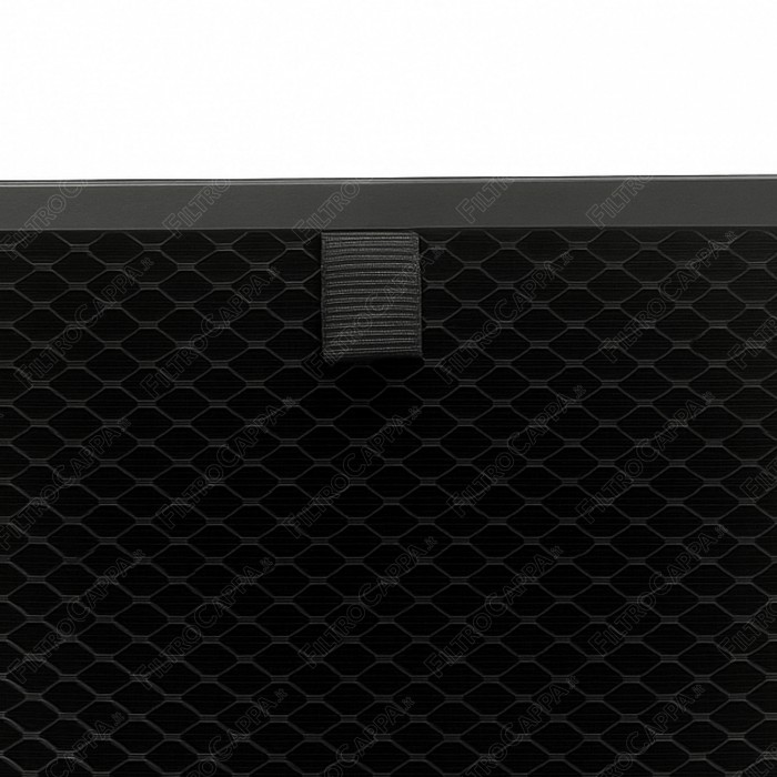 Filtro de carvão de longa duração (pacote com 2 peças) 19,5 × 24,3 cm para exaustor AEG ELECTROLUX FKS017