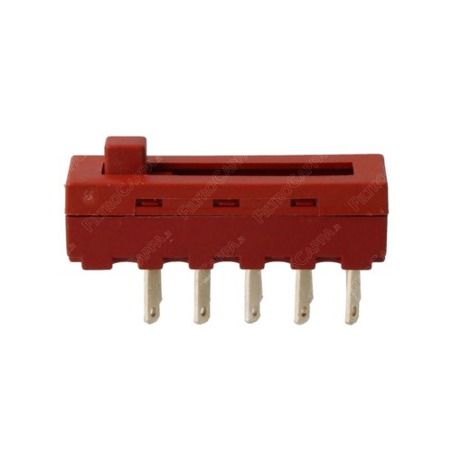 5-Position Slide Switch with 5 Contacts on Two Rows for ELICA Cooker Hood 2011P