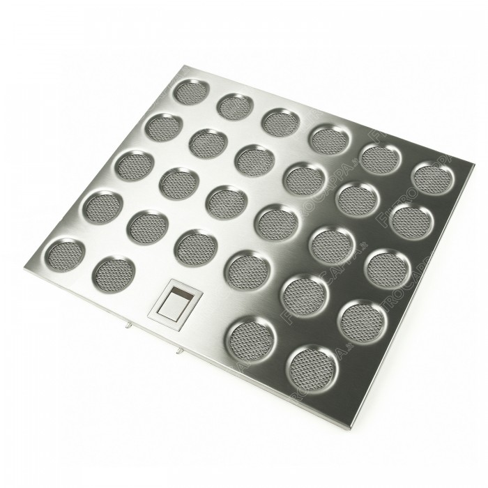 Filtro alluminio acciaio Inox 31,1 x 27,1 cm per Cappa Elica NUAGE GRI0147485A