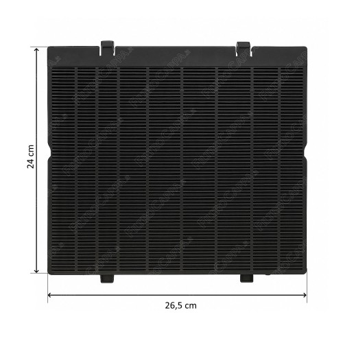 Filtro de carvão 27,6×25 cm para exaustor COMFEE 12173000A00481