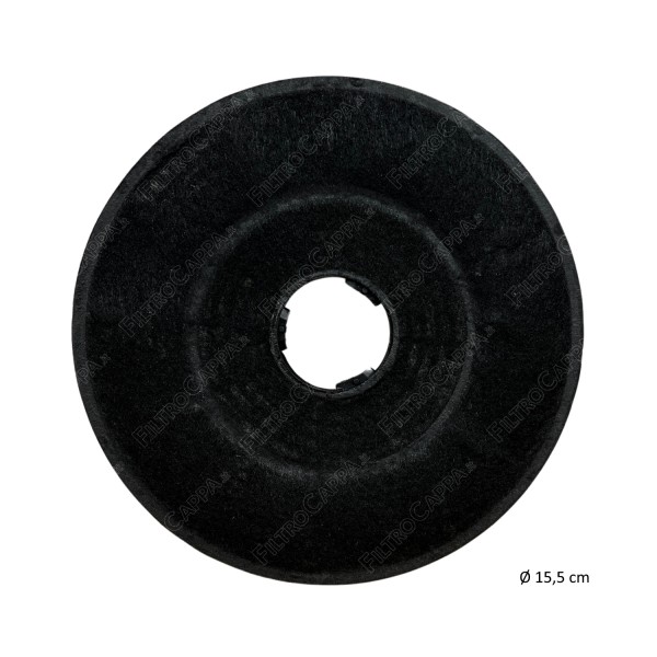 Kohlefilter (2 Stück) 15,5 cm Durchmesser für Silverline Dunstabzugshaube YT971.1000.05