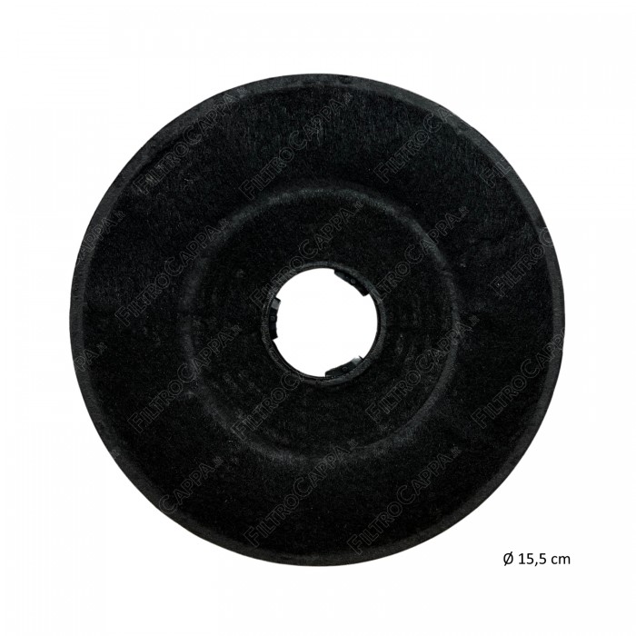 Kohlefilter (2 Stück) 15,5 cm Durchmesser für Silverline Dunstabzugshaube YT971.1000.05