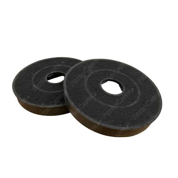 Filtro de carvão (2 unidades) 15,5 cm de diâmetro para exaustor Silverline YT971.1000.05