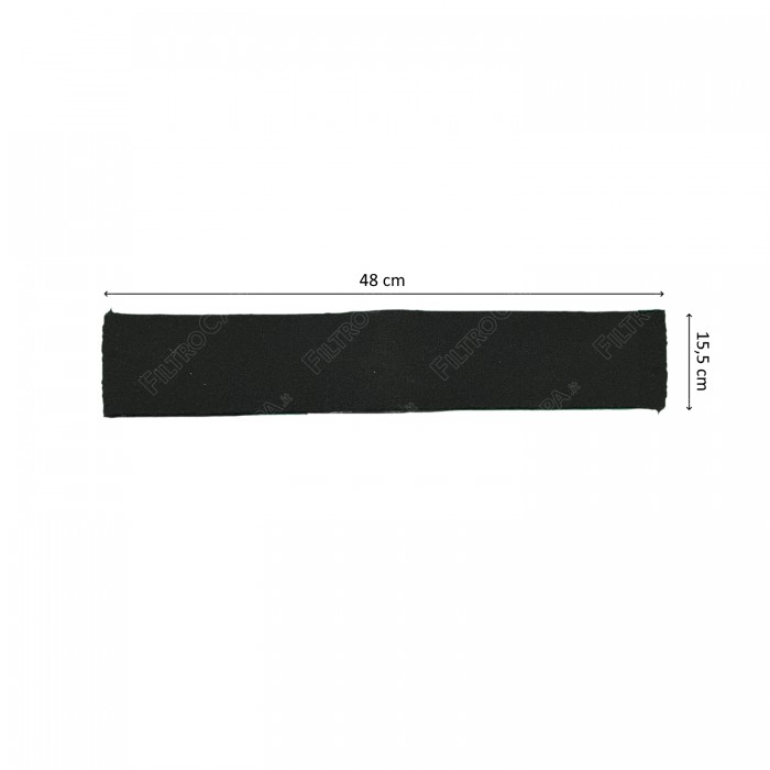 Long Life Charcoal Filter 48 x 15.5 cm for WHIRLPOOL IKEA FABER Cooker Hood FKS400