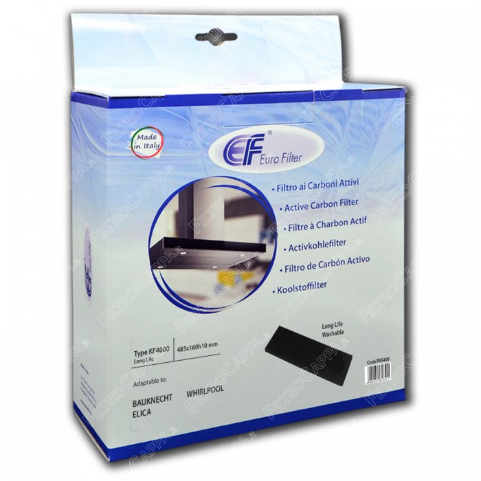 Long Life Charcoal Filter 48 x 15.5 cm for WHIRLPOOL IKEA FABER Cooker Hood FKS400