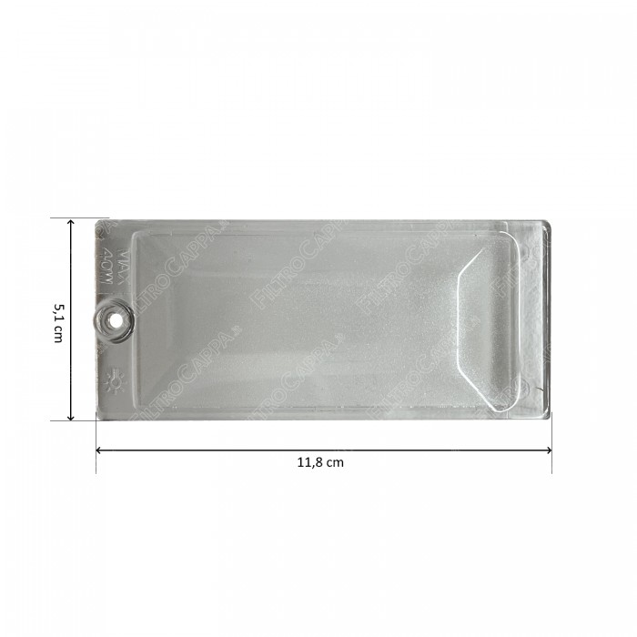 Diffuseur d'éclairage pour hotte Faber Flexa 11,8 x 5,1 cm 133.0057.009