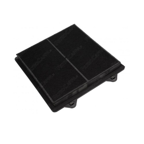 Filtre à charbon actif 24,5 x 26 cm pour hotte Bosch Siemens Electrolux Fim 55046249 FKS149 2