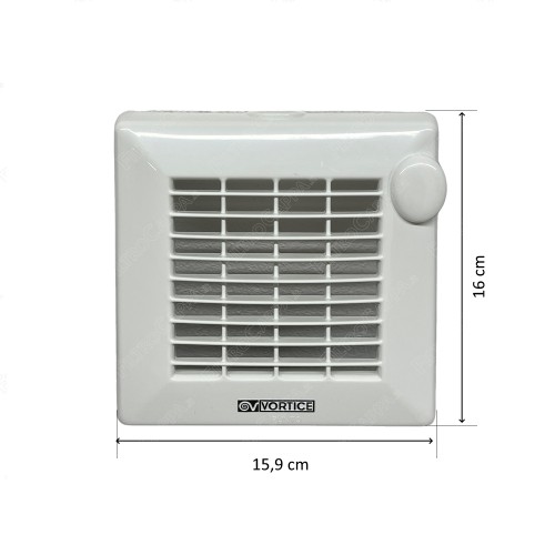 Grelha frontal para extrator VORTICE M100 1.235.001.033