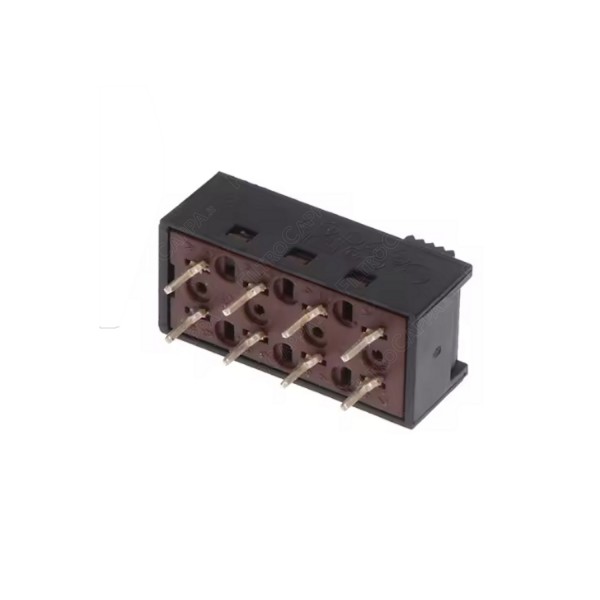 Interruttore a slitta per scheda elettronica Cappa da stagnare 3 posizioni 4 contatti per due file