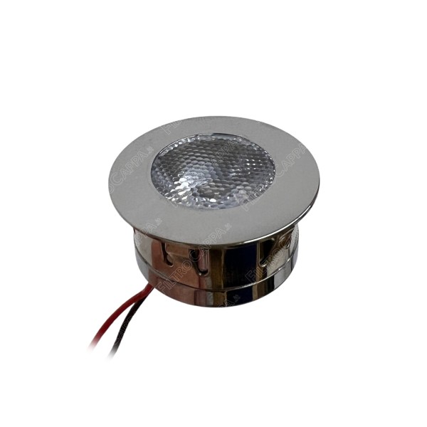 Foco LED Diámetro 3 cm 1 W 4000K Acabado Cromado para Campanas Extractoras F09.E20136Y40