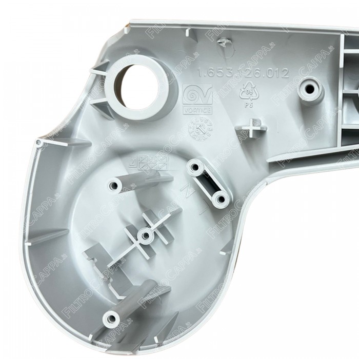 Guscio supporto sinistro per ventilatore VORTICE GORDON 1.653.126.012
