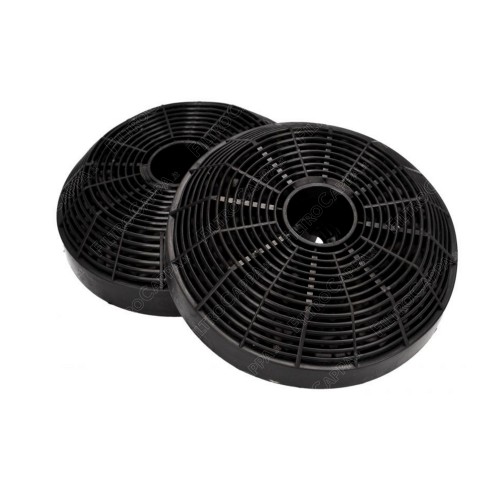 Filtre à charbon de 13 cm de diamètre (lot de 2) pour hottes aspirantes TECNOWIND CP BASIC GORENJE