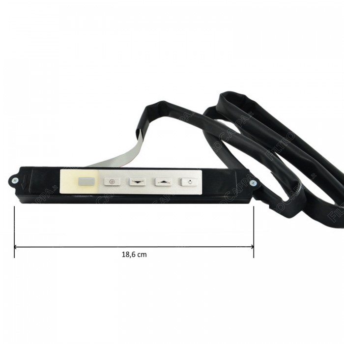 Panneau de commande électronique avec carte d'alimentation pour hotte aspirante MAX FIRE 141301540