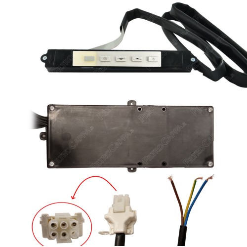Panel de control electrónico con placa de alimentación para campana extractora MAX FIRE 141301540