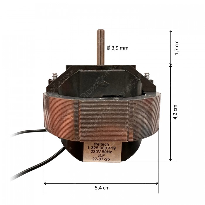 Motor für VORTICE Extractor ME 100/4" LL 1.325.000.419